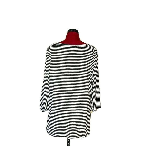 Charter Club Tunic Size XL Knit Regatta Royale Bon Voyage Striped Nautic… - Picture 2 of 6